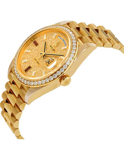 rolex day date gold diamond replica|rolex datejust copies.